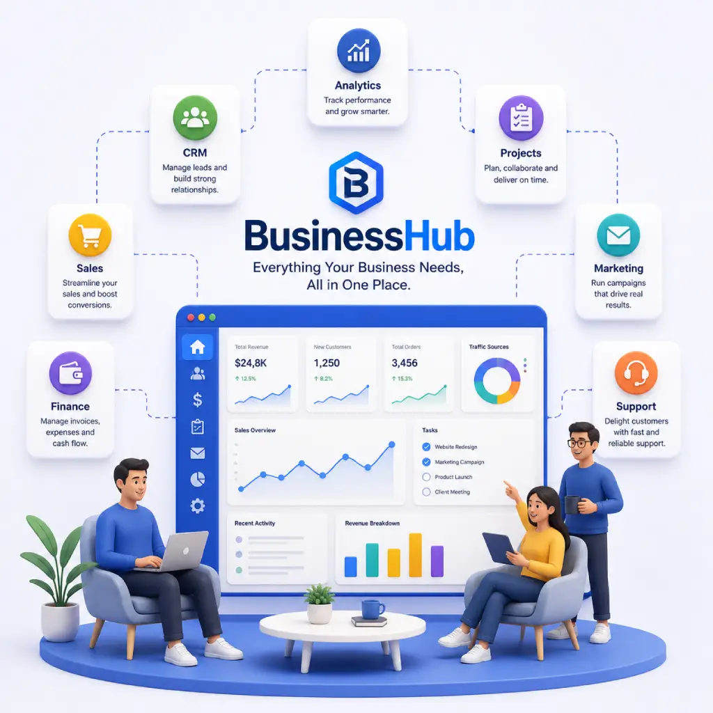 BusinessHub Mockup