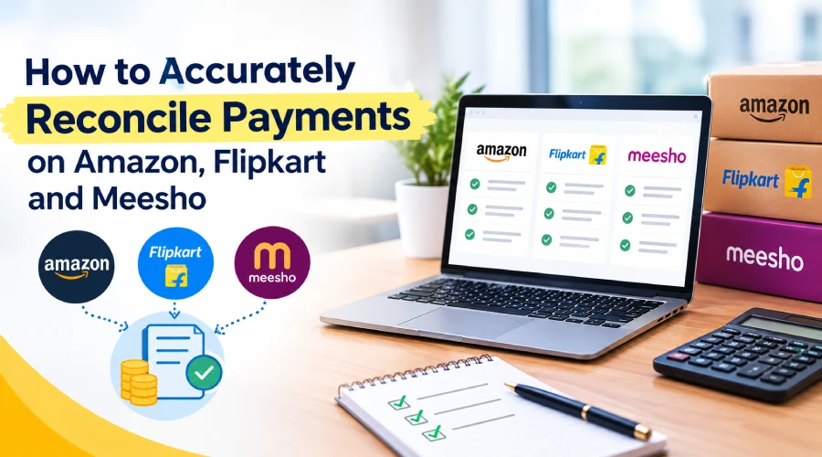 How to Accurately Reconcile Payments on Amazon, Flipkart, and Meesho